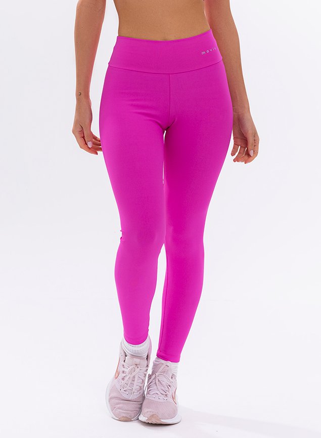 Cal&ccedil;a Legging Movie Fitness Pink Fluor