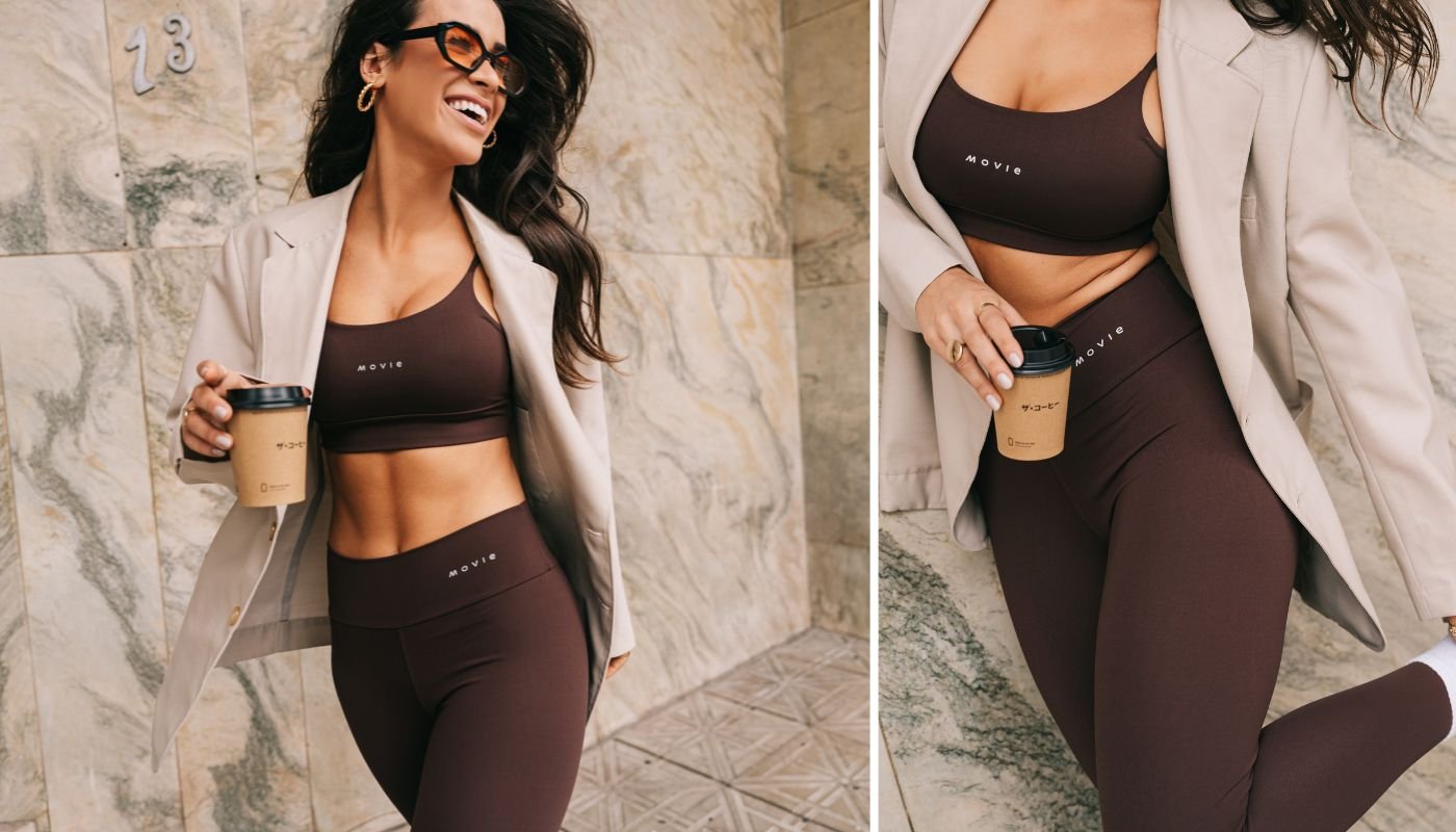 Look Fitness Casual Dia a Dia - Movie Fitness Marrom