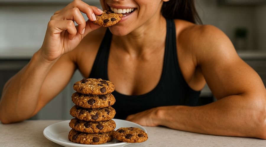 Receita de Cookies Integrais Fitness