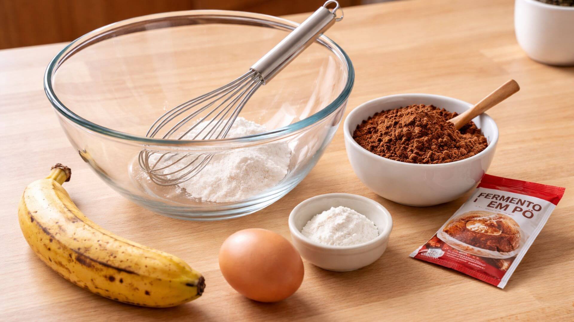 Ingredientes Receita Brownie Fit - Movie Fitness
