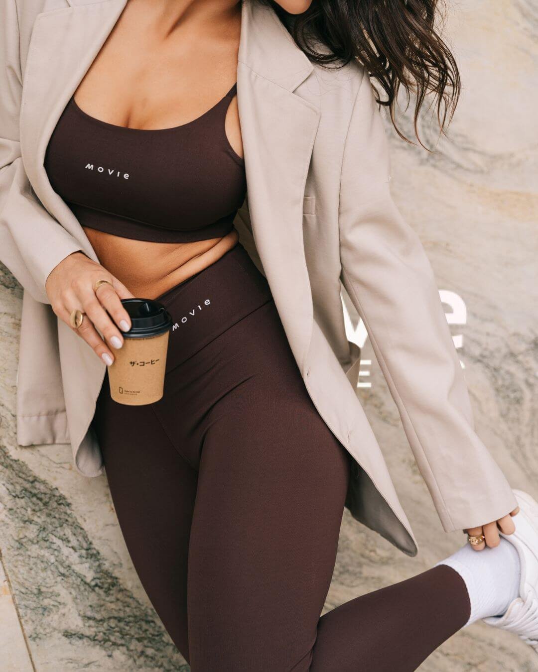 Cal&ccedil;as Legging com Compress&atilde;o - Movie Fitness