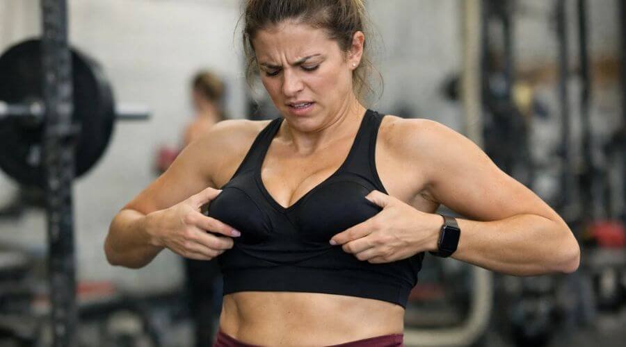 Top Fitness com Bojo - Desvantagens