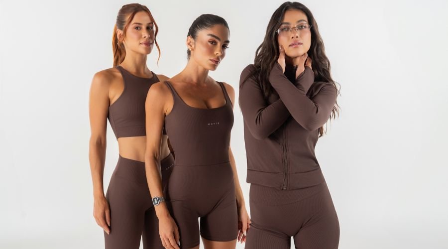 Cole&ccedil;&atilde;o Pulsar 2026 Movie Fitness - Conjunto canelado