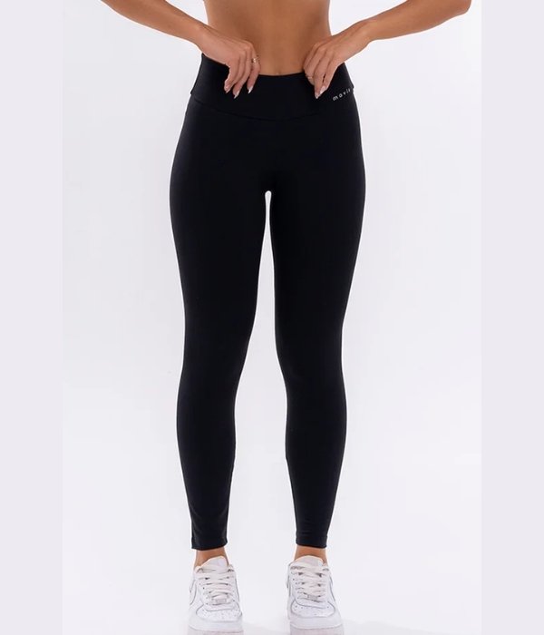 Legging Movie Fitness cintura alta preta