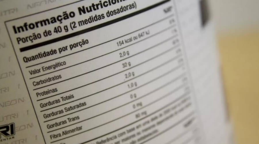 Informa&ccedil;&atilde;o Nutricional