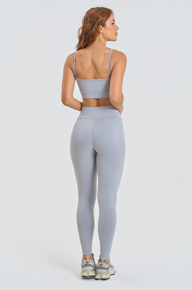 Conjunto Feminino Fitness B&aacute;sico Top e Cal&ccedil;a - Luna