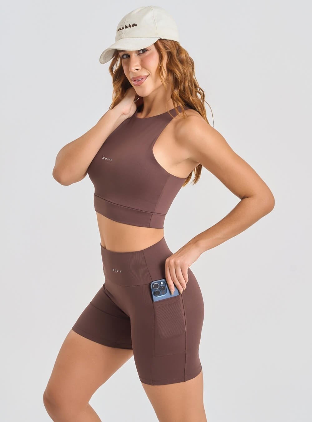 Shorts fitness feminino Movie Fitness