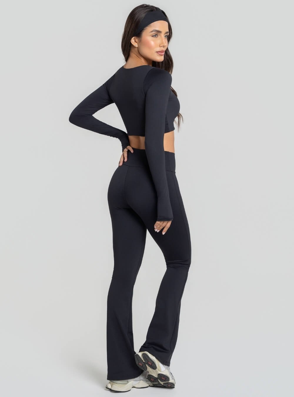 Cal&ccedil;a legging feminina Movie Fitness de cintura alta