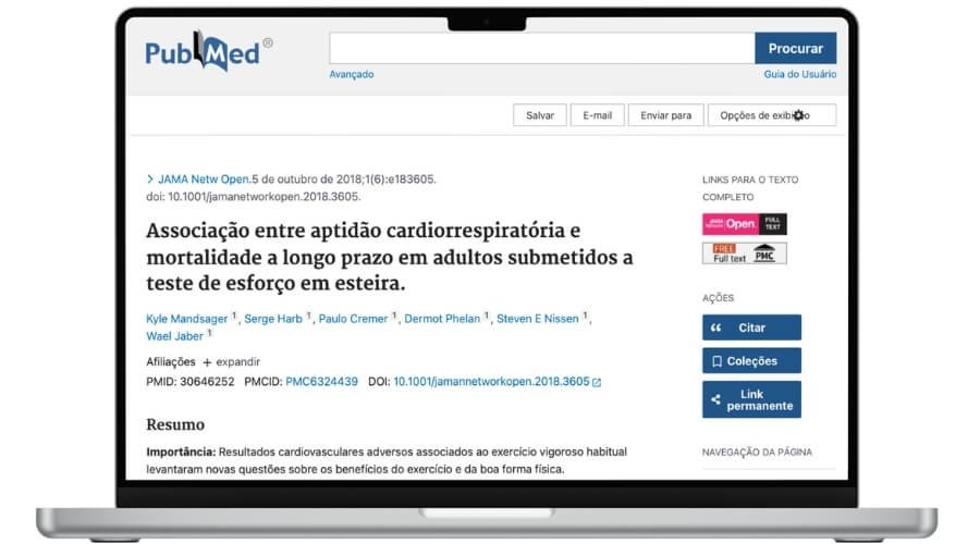 Artigo Cient&iacute;fico sobre Aptid&atilde;o Cardiorrespirat&oacute;ria e Mortalidade