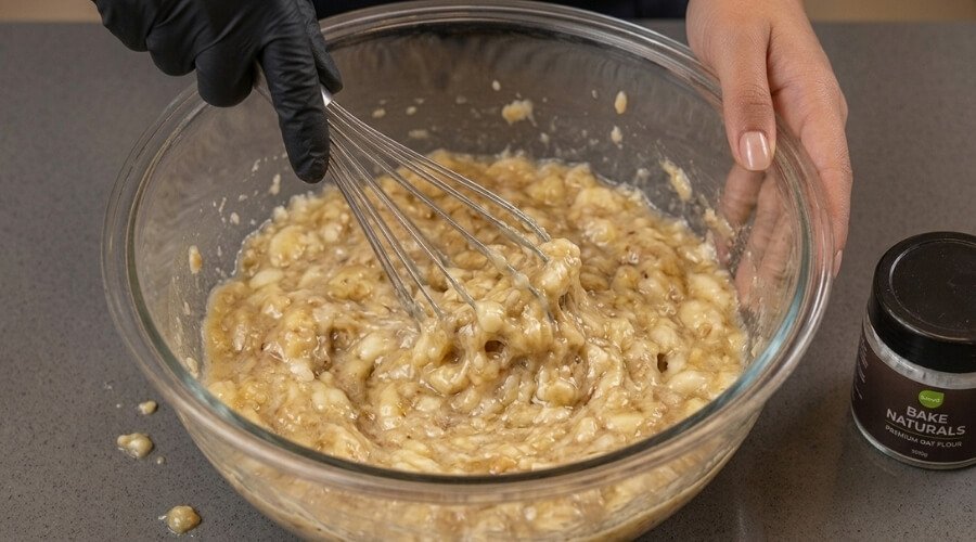 Base de Banana para Bolo Fitness