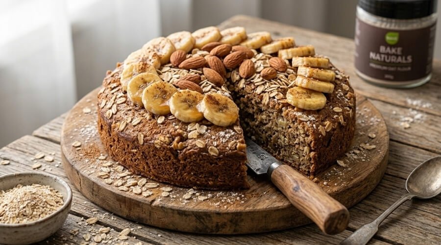 Bolo de Banana Fitness