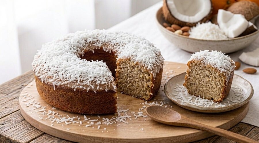 Bolo de Coco Fitness